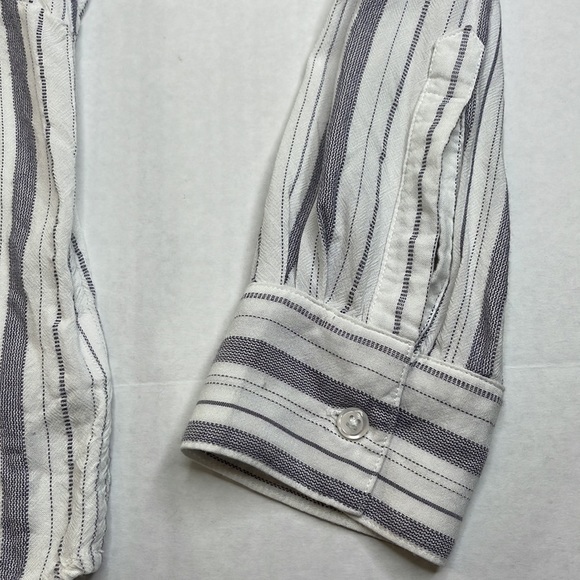 Rails Grace Patriot Stripe Lace Front Top Medium - Picture 9 of 13